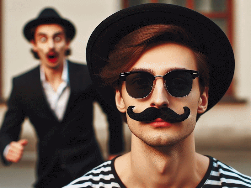 Men with moustaches, celebrating Movember.